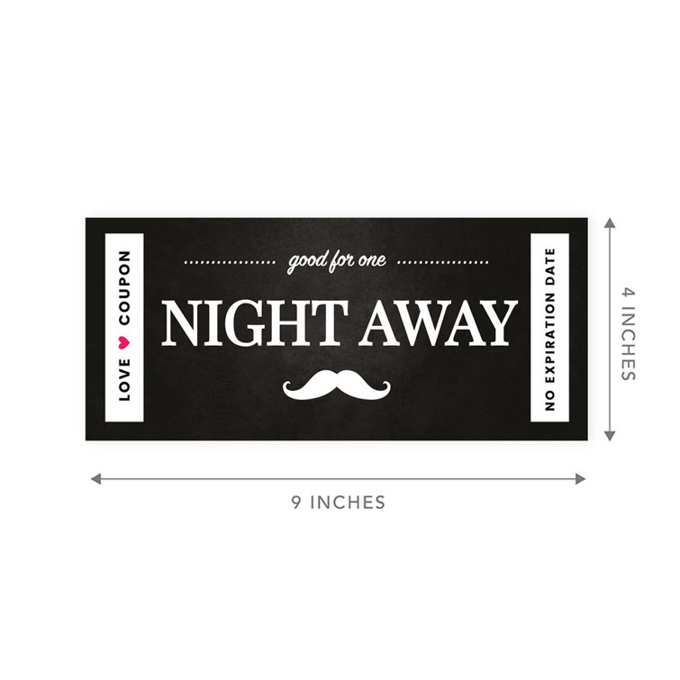 The Holiday Aisle® Mustache Design Love Unique Funny Romantic Coupons Wayfair
